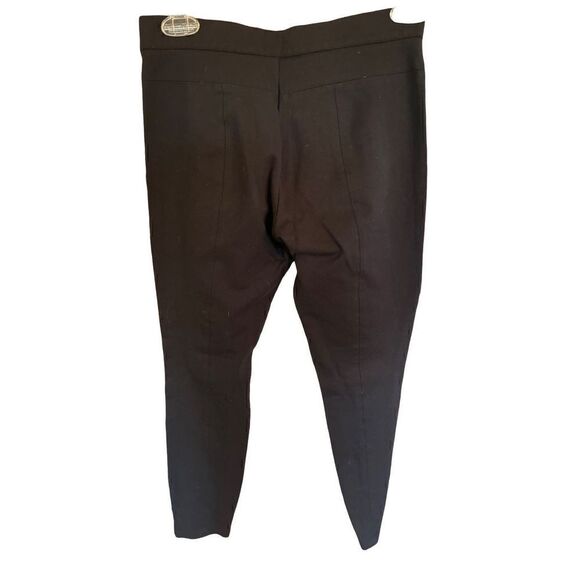 J. Crew Women's Skinny Pants Zip Pocket Work Trousers Casual Black Size 0R-EUC - Picture 11 of 13